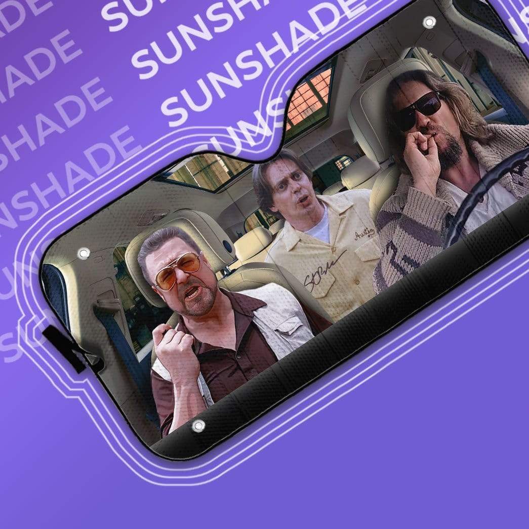 Gearhumans 3D The Big Lebowski Custom Car Auto Sunshade