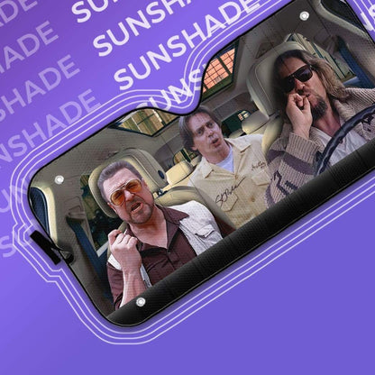 Gearhumans 3D The Big Lebowski Custom Car Auto Sunshade