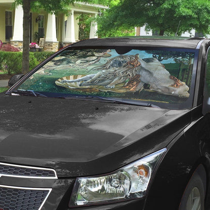 Gearhumans 3D The Birth of Venus Pug Custom Sunshade