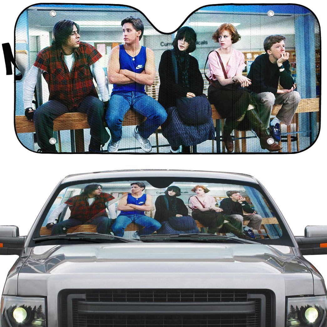 Gearhumans 3D The Breakfast Club Car Auto Sunshade