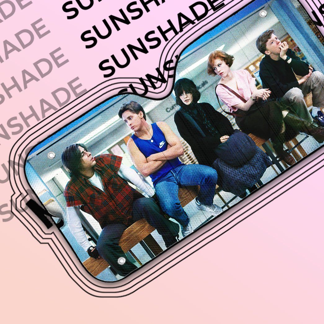 Gearhumans 3D The Breakfast Club Car Auto Sunshade
