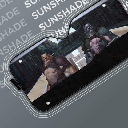 Gearhumans 3D The Expendables Pit Bull Custom Car Auto Sunshade