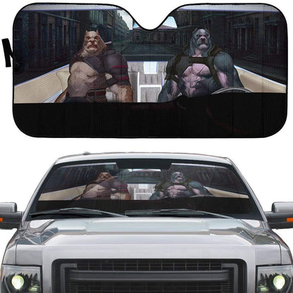 Gearhumans 3D The Expendables Pit Bull Custom Car Auto Sunshade