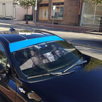 Gearhumans 3D The Expendables Pit Bull Custom Car Auto Sunshade