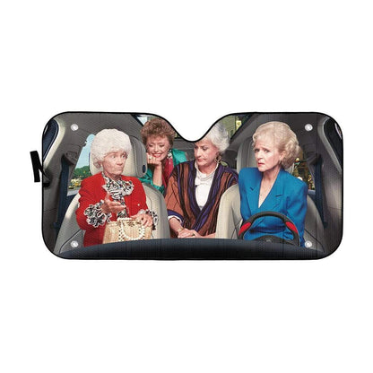 Gearhumans 3D The Golden Girls Custom Car Auto Sunshade