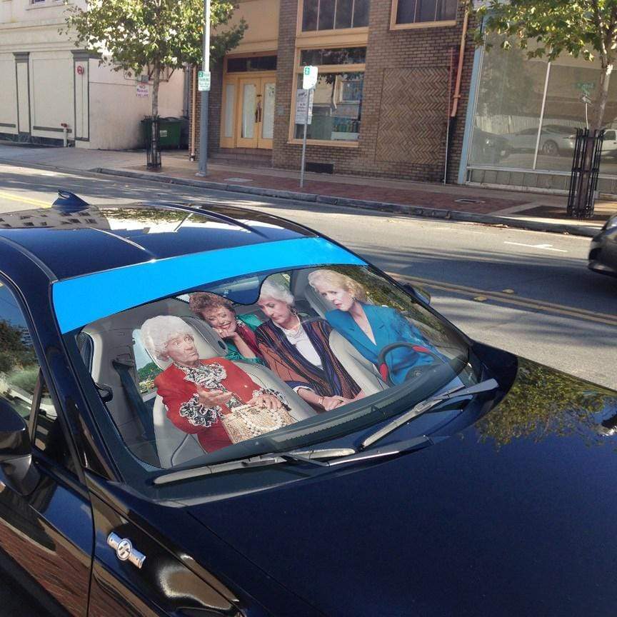 Gearhumans 3D The Golden Girls Custom Car Auto Sunshade