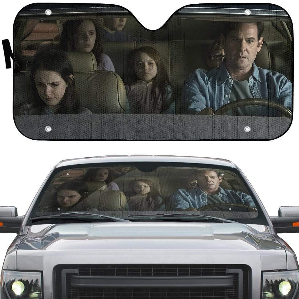 Gearhumans 3D The Haunting Of Hill House Custom Car Auto Sunshade