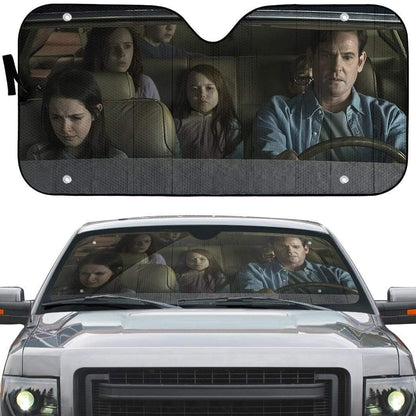 Gearhumans 3D The Haunting Of Hill House Custom Car Auto Sunshade