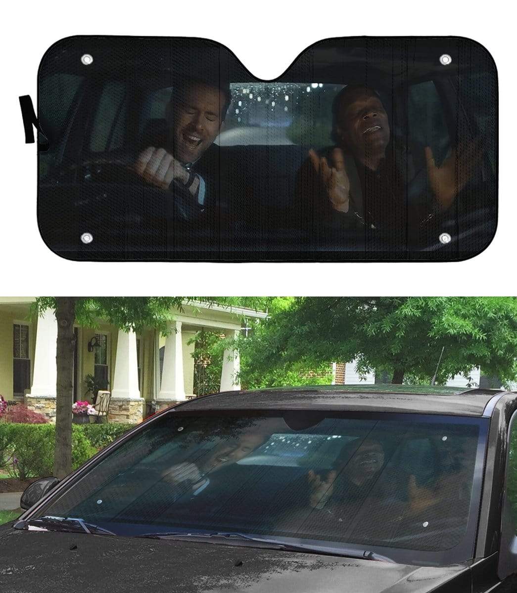 Gearhumans 3D The Hitman's Bodyguard Custom Car Auto Sunshade