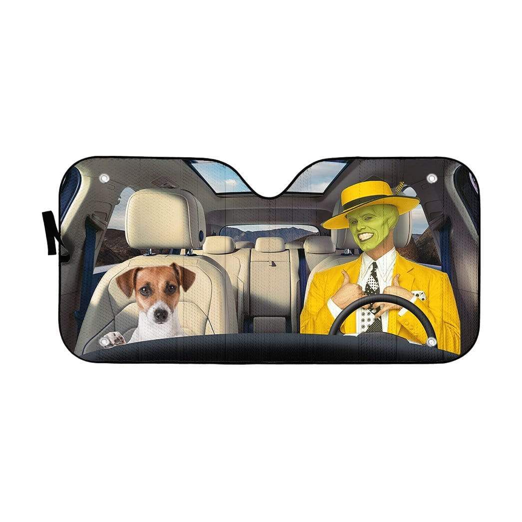 Gearhumans 3D The Mask Custom Car Auto Sunshade