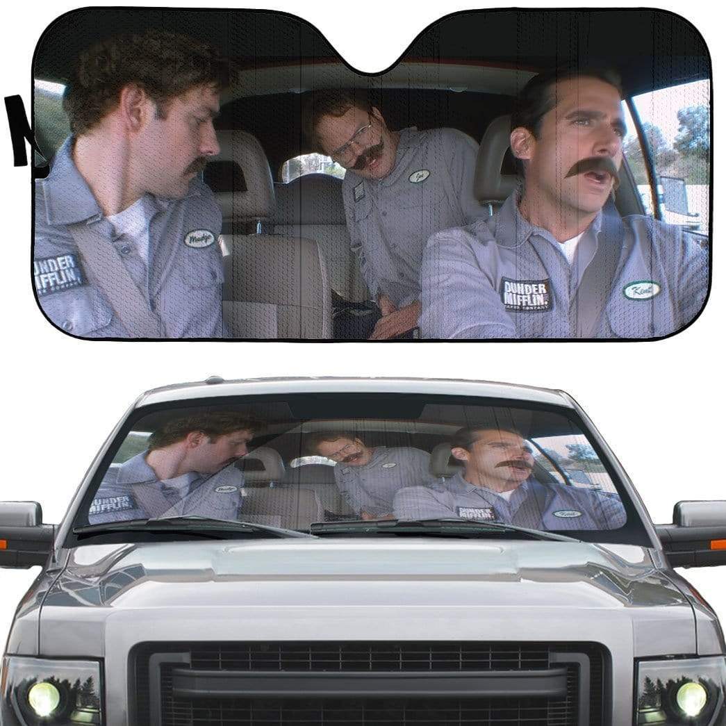 Gearhumans 3D The Office Branch Wars Soda Can Situation Custom car Auto Sunshade
