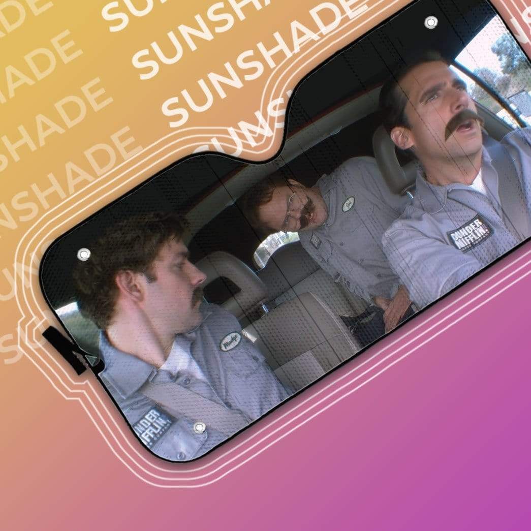 Gearhumans 3D The Office Branch Wars Soda Can Situation Custom car Auto Sunshade