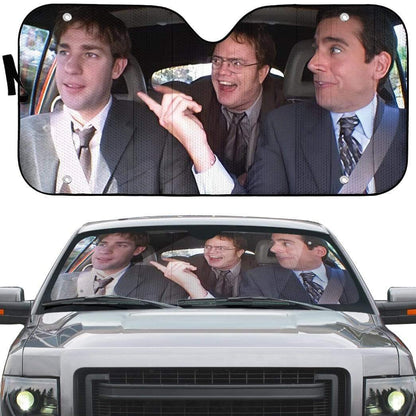 Gearhumans 3D The Office Car Scene Custom Car Auto Sunshade