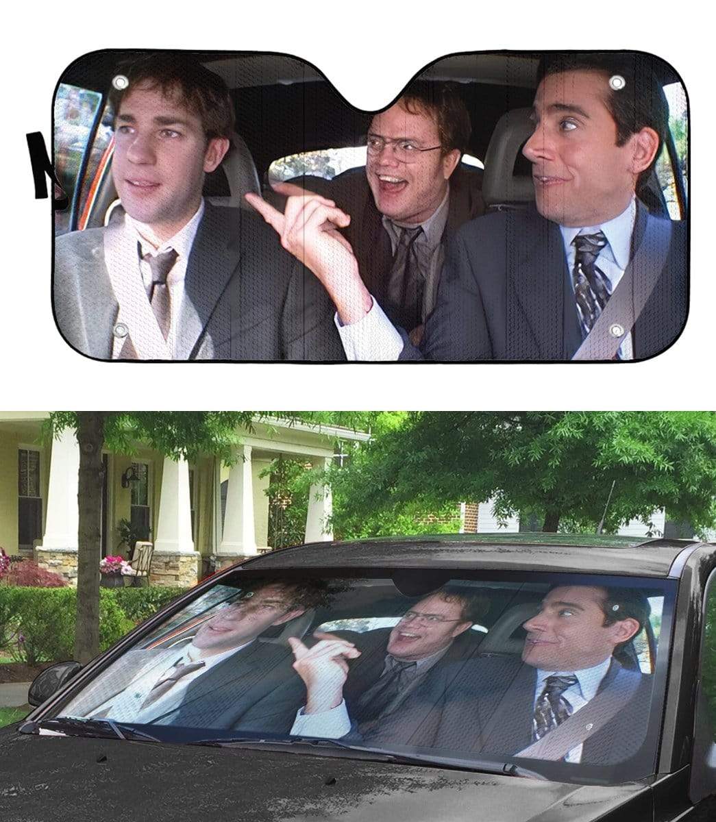 Gearhumans 3D The Office Car Scene Custom Car Auto Sunshade