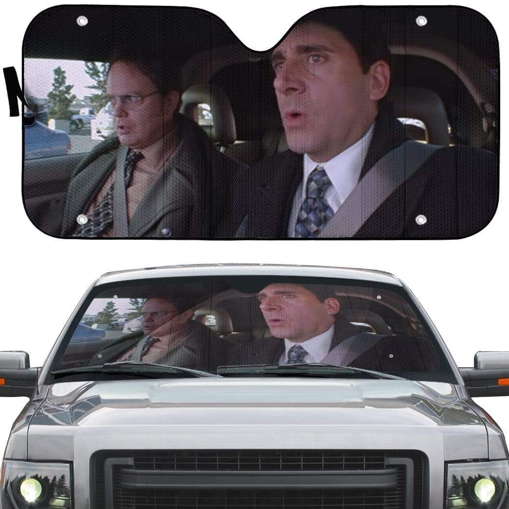 Gearhumans 3D The Office Custom Car Auto Sunshade