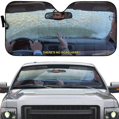 Gearhumans 3D The Office Michael Drives Into Lake Custom Car Auto Sunshade