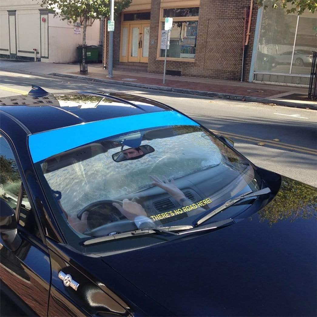 Gearhumans 3D The Office Michael Drives Into Lake Custom Car Auto Sunshade