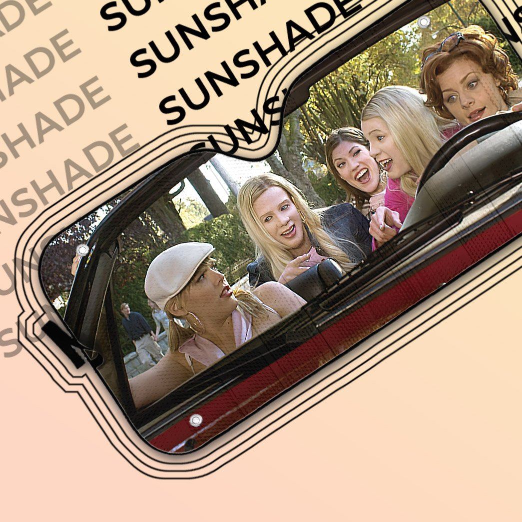 Gearhumans 3D The White Chicks Custom Car Auto Sunshade