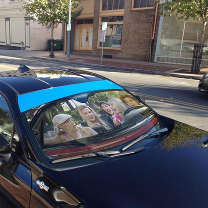Gearhumans 3D The White Chicks Custom Car Auto Sunshade