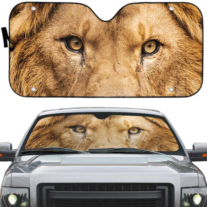 Gearhumans 3D Through The Eyes Of A Lion Custom Sunshade