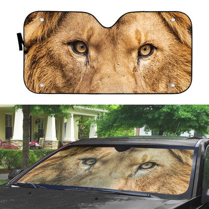 Gearhumans 3D Through The Eyes Of A Lion Custom Sunshade