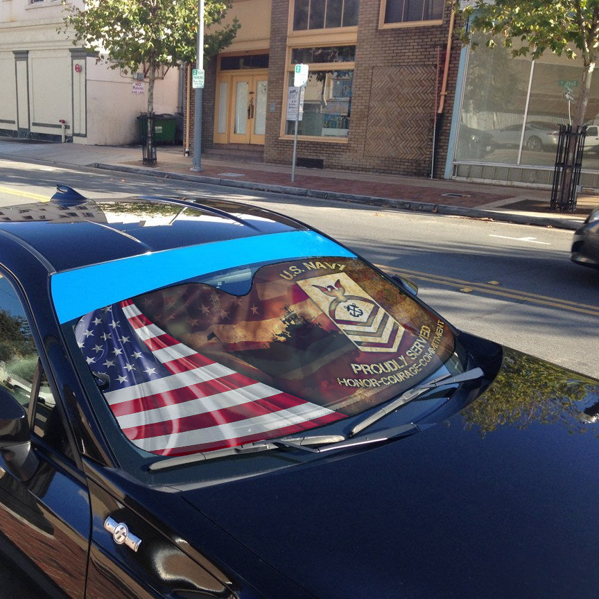 Gearhumans 3D US Navy Auto Sun Shade