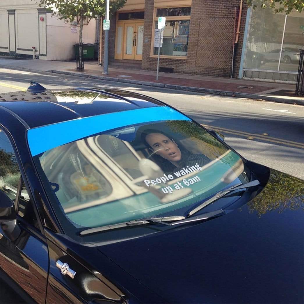 Gearhumans 3D Vanya and Five Drive Umbrella Academy Custom Car Auto Sunshade