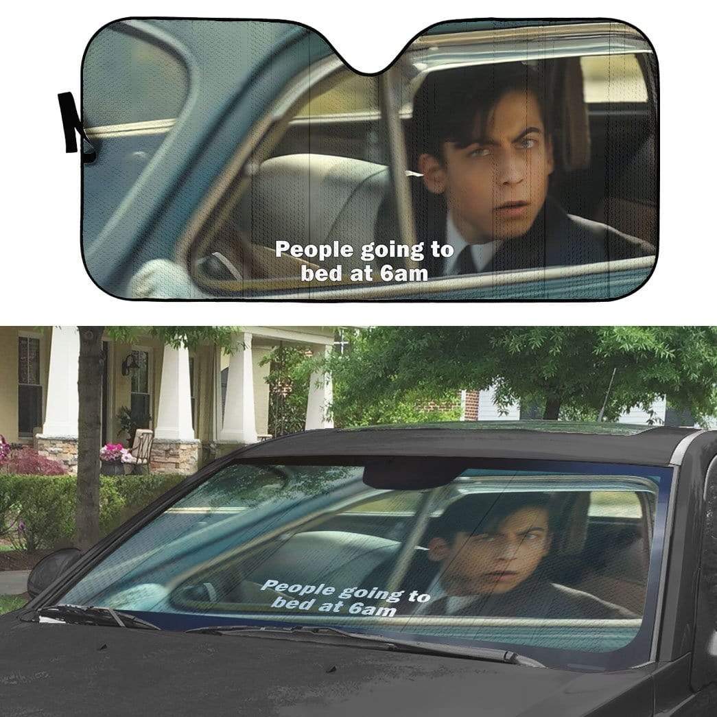 Gearhumans 3D Vanya and Five Drive Umbrella Academy Custom Car Auto Sunshade