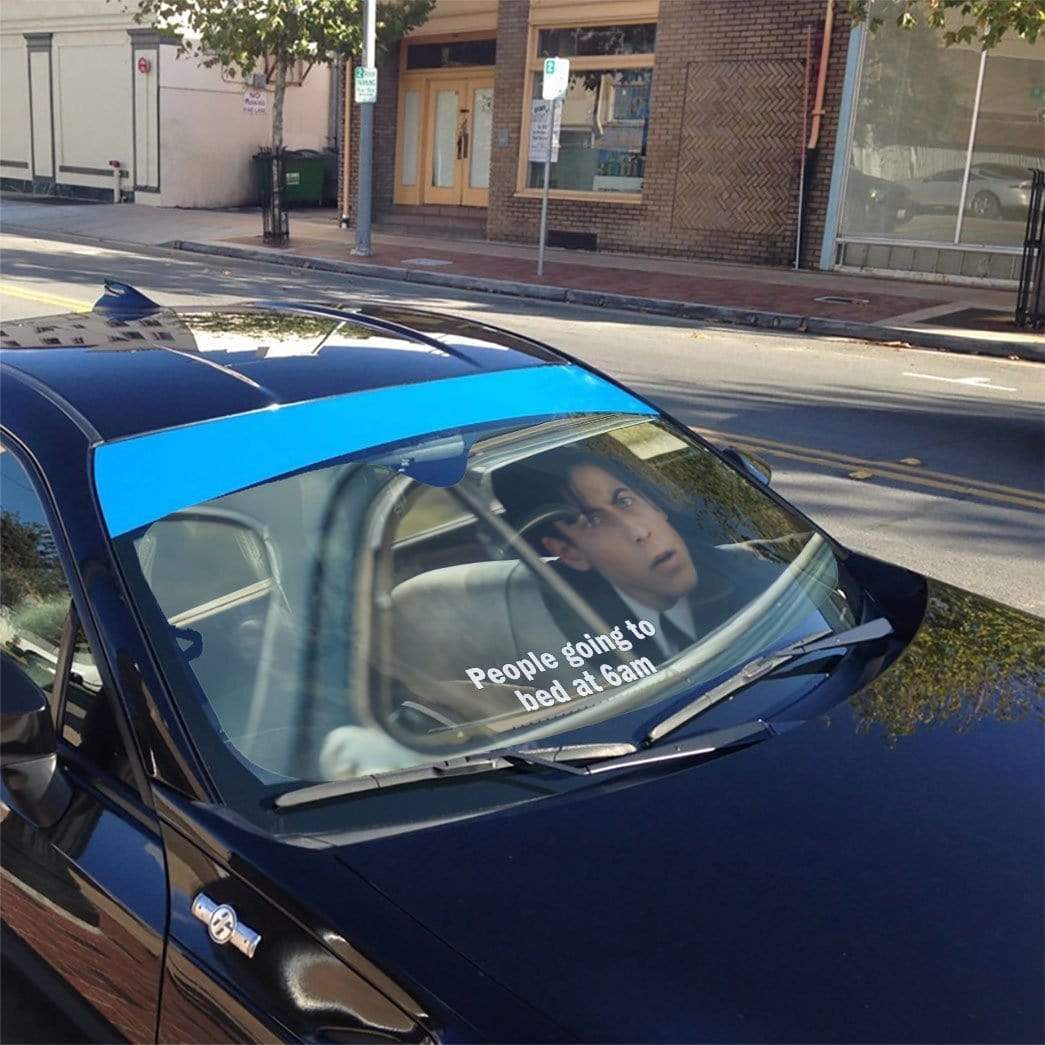 Gearhumans 3D Vanya and Five Drive Umbrella Academy Custom Car Auto Sunshade