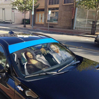 Gearhumans 3D Vincent van Gogh Custom Car Auto Sunshade