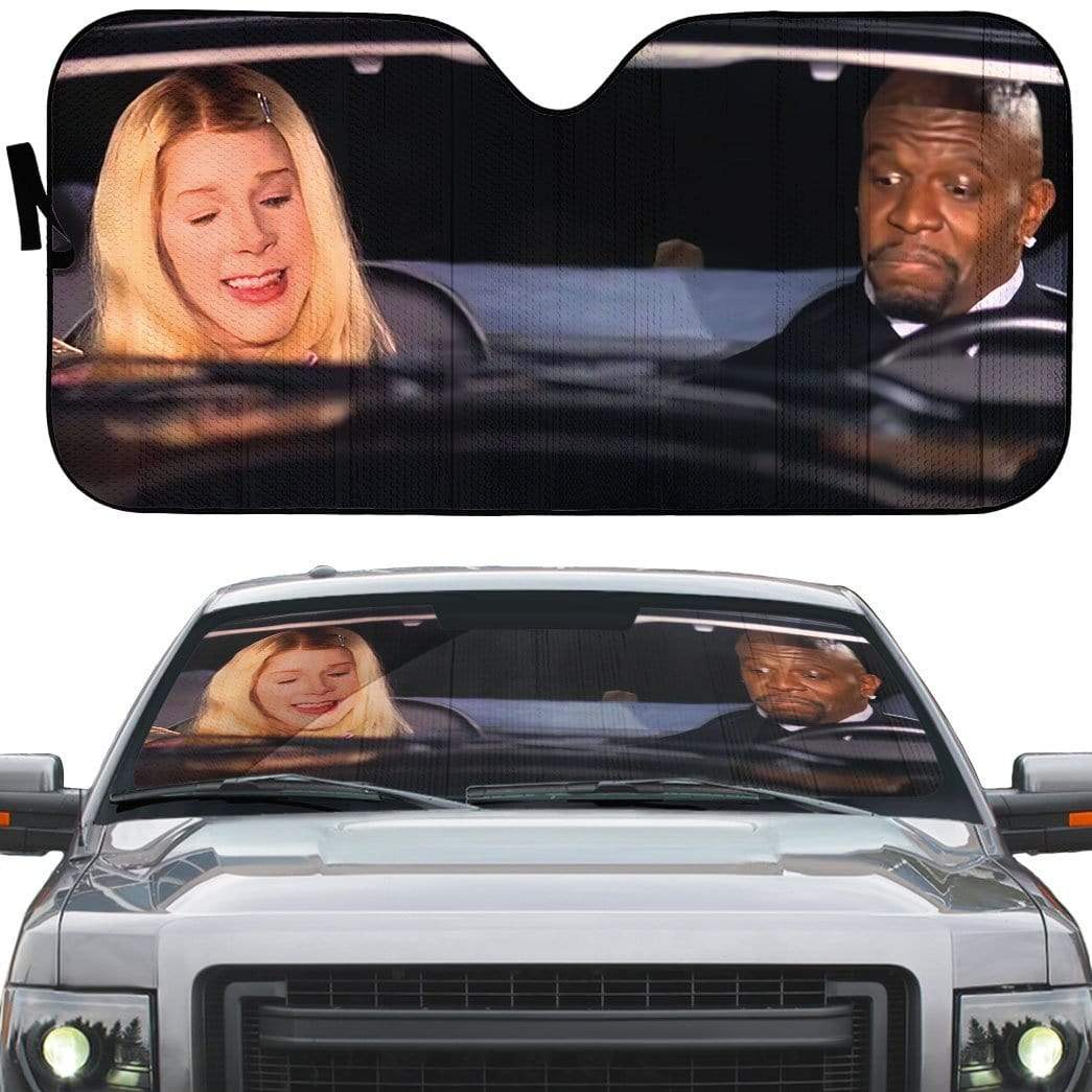 Gearhumans 3D White Chicks Custom Car Auto Sunshade