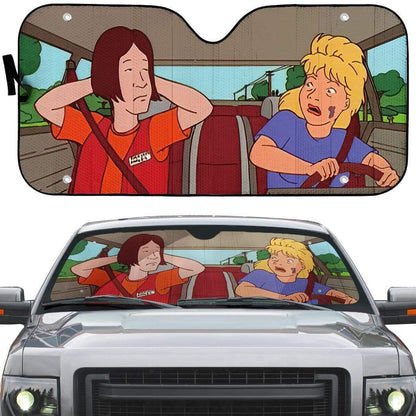 Gearhumans 3D Wings of the Dope Custom Car Auto Sunshade