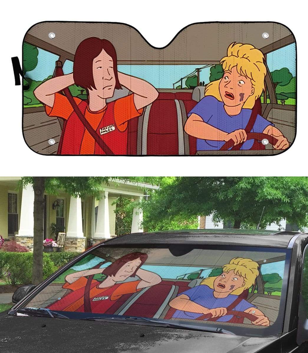 Gearhumans 3D Wings of the Dope Custom Car Auto Sunshade