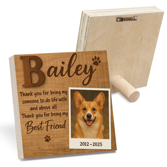 Pet Loss Gift – Thank You for Being My Best Friend Memorial Frame