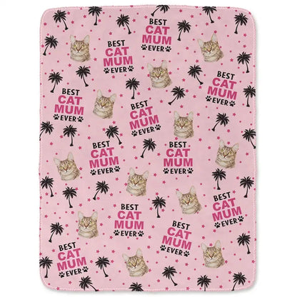 Best Dog Mom Dad Ever Blanket – Custom Face Dog Lover Gift