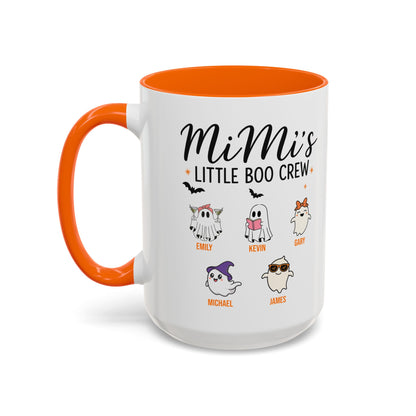 Mimi’s Little Boo Crew Accent Mug – Personalized Halloween Gift - PersonalizedFury