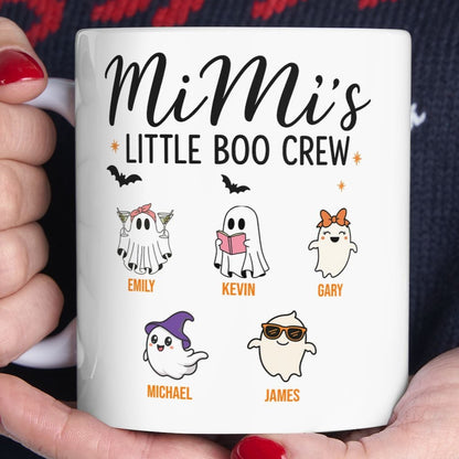 Mimi’s Little Boo Crew Coffee Mug – Personalized Halloween Gift - PersonalizedFury