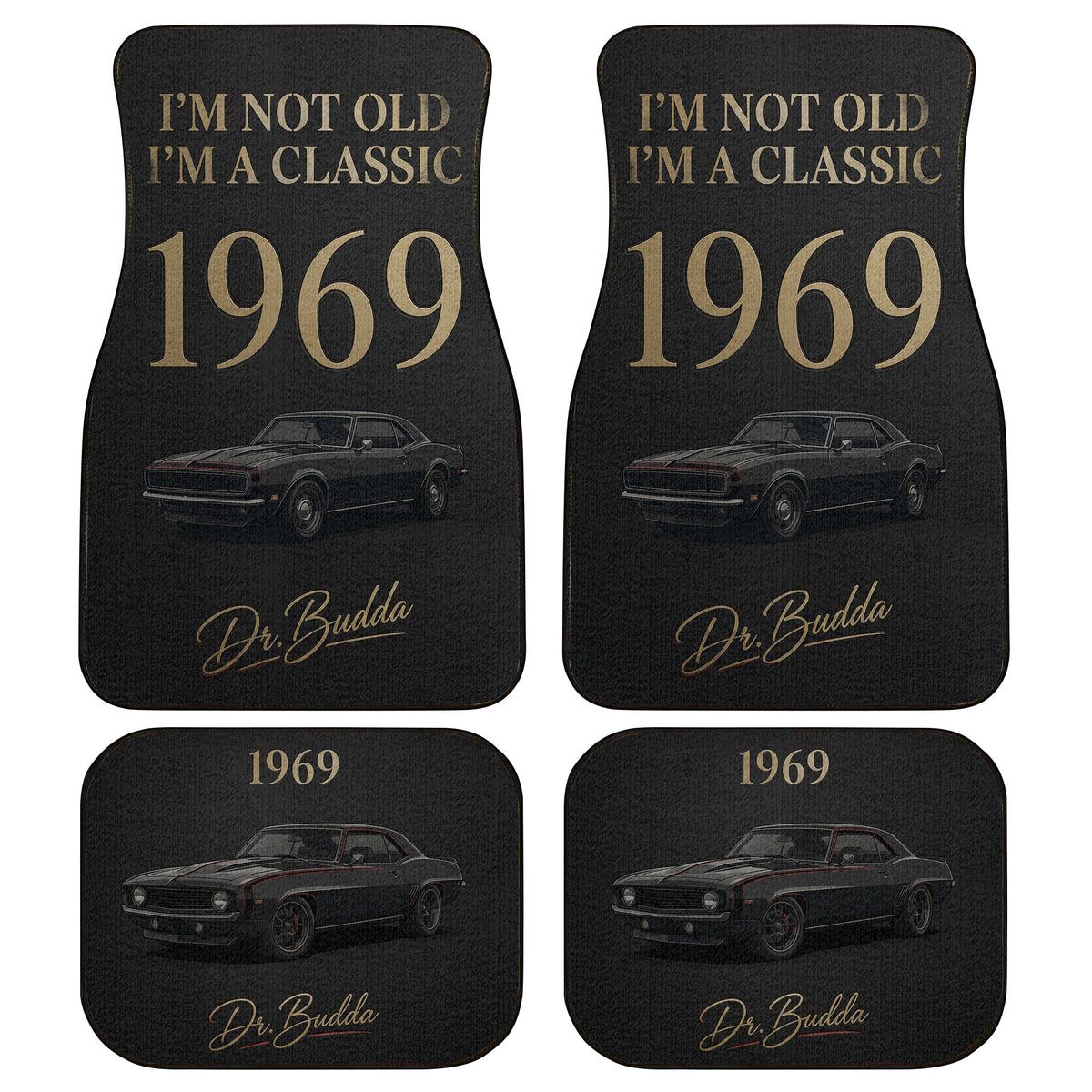 Custom Car Floor Mats – I’m Not Old, I’m a Classic | PersonalizedFury