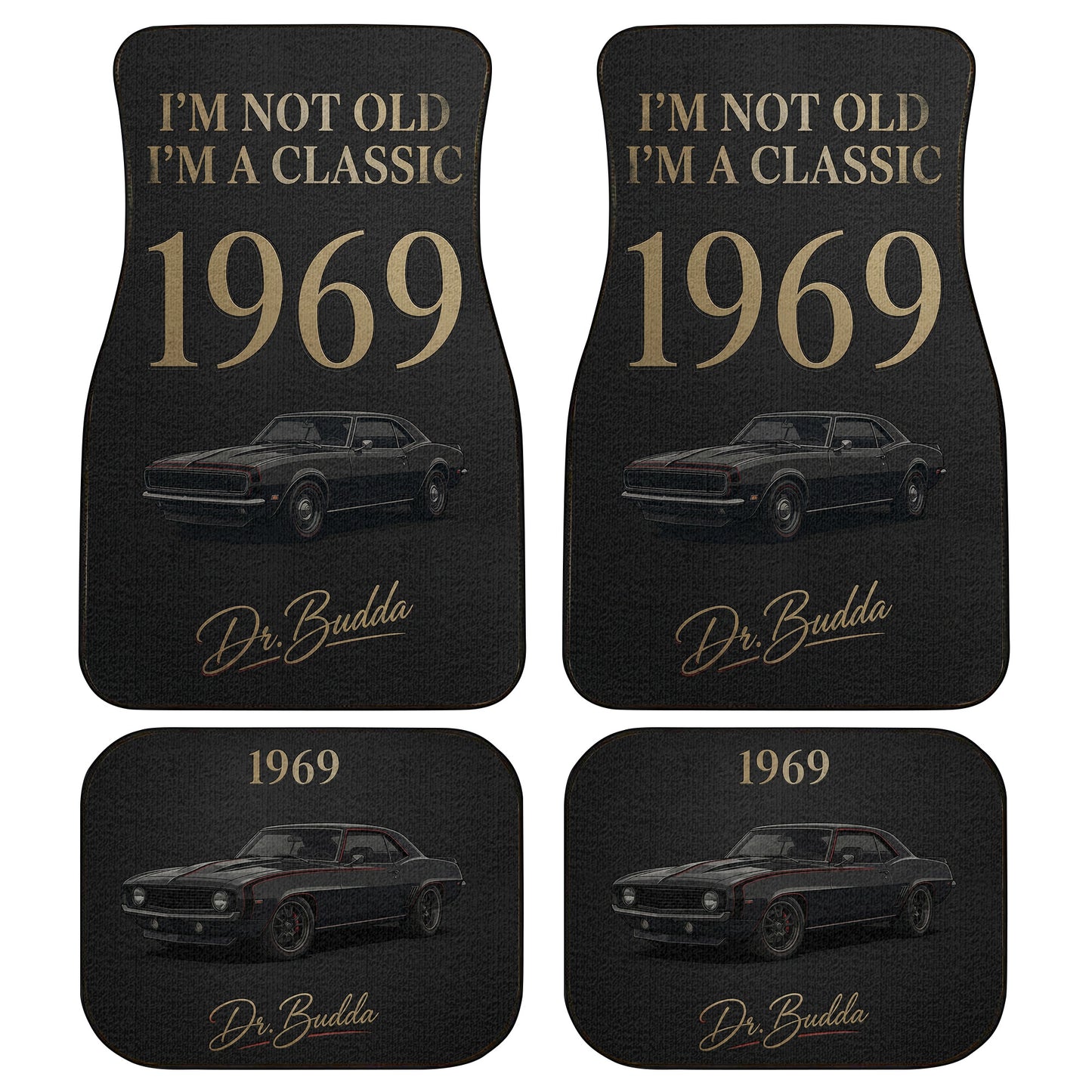 Custom Car Floor Mats – I’m Not Old, I’m a Classic | PersonalizedFury