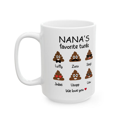 Personalized Nana Coffee Mug - Funny Gift For Grandma - PersonalizedFury