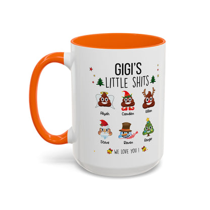 Custom Christmas Gift for Grandma or Mom - Funny Accent Mug - PersonalizedFury