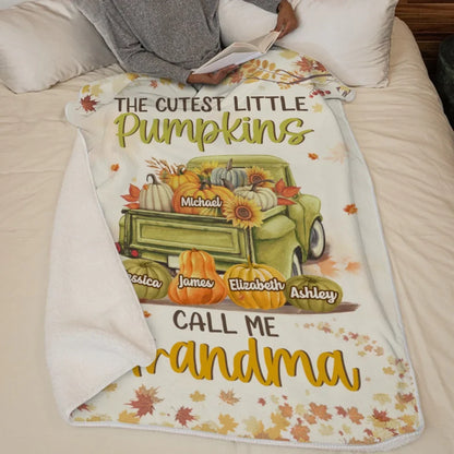 Sweater Weather Is Better Together - Family Personalized Custom Blanket - Gift For Mom, Grandma