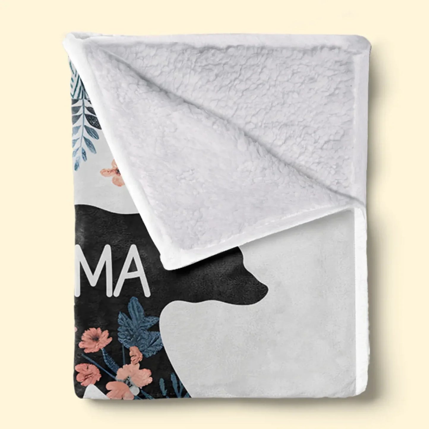 Grandkids Make Life Grand - Family Personalized Custom Blanket - Gift For Mom, Grandma