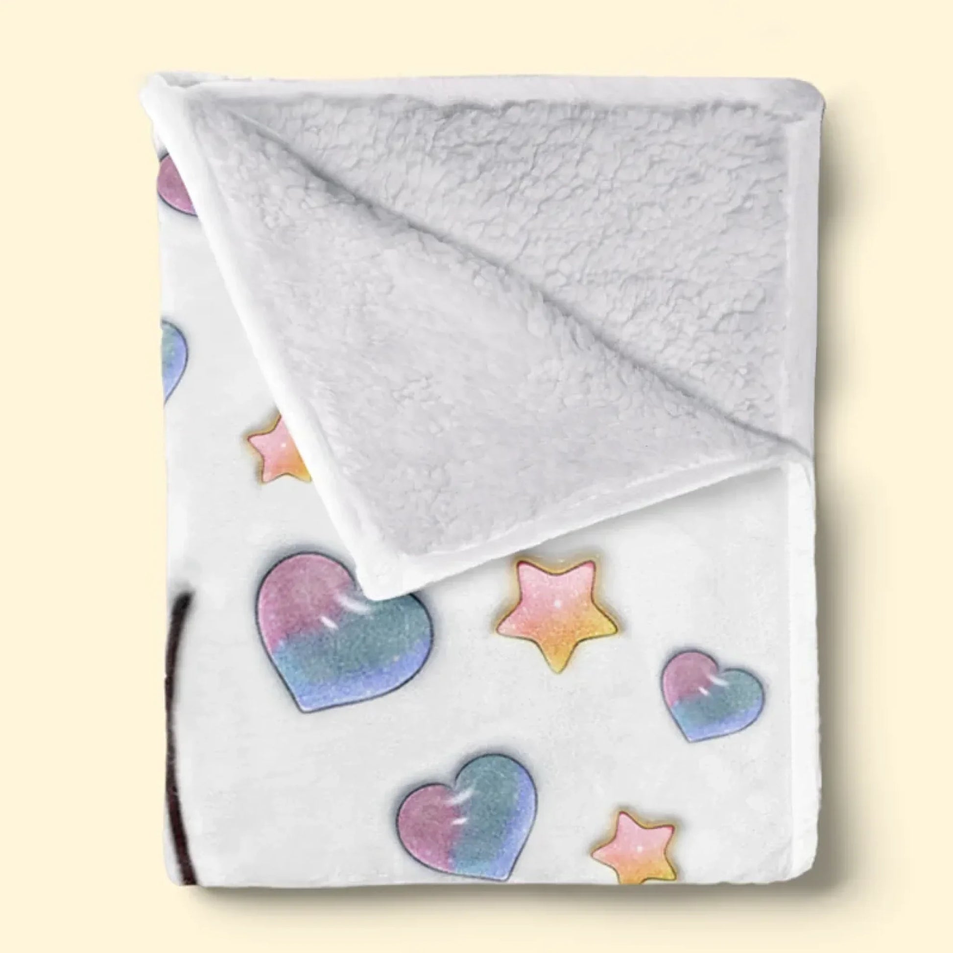 Forever Connected, Hand in Hand - Family Personalized Custom 3D Inflated Effect Printed Blanket - Mother's Day, Gift For Mom, Grandma