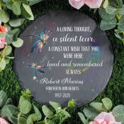 You Were Here Loved And Remembered Always - Personalized Stone, Memorial Gift