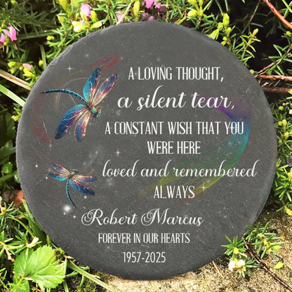 You Were Here Loved And Remembered Always - Personalized Stone, Memorial Gift