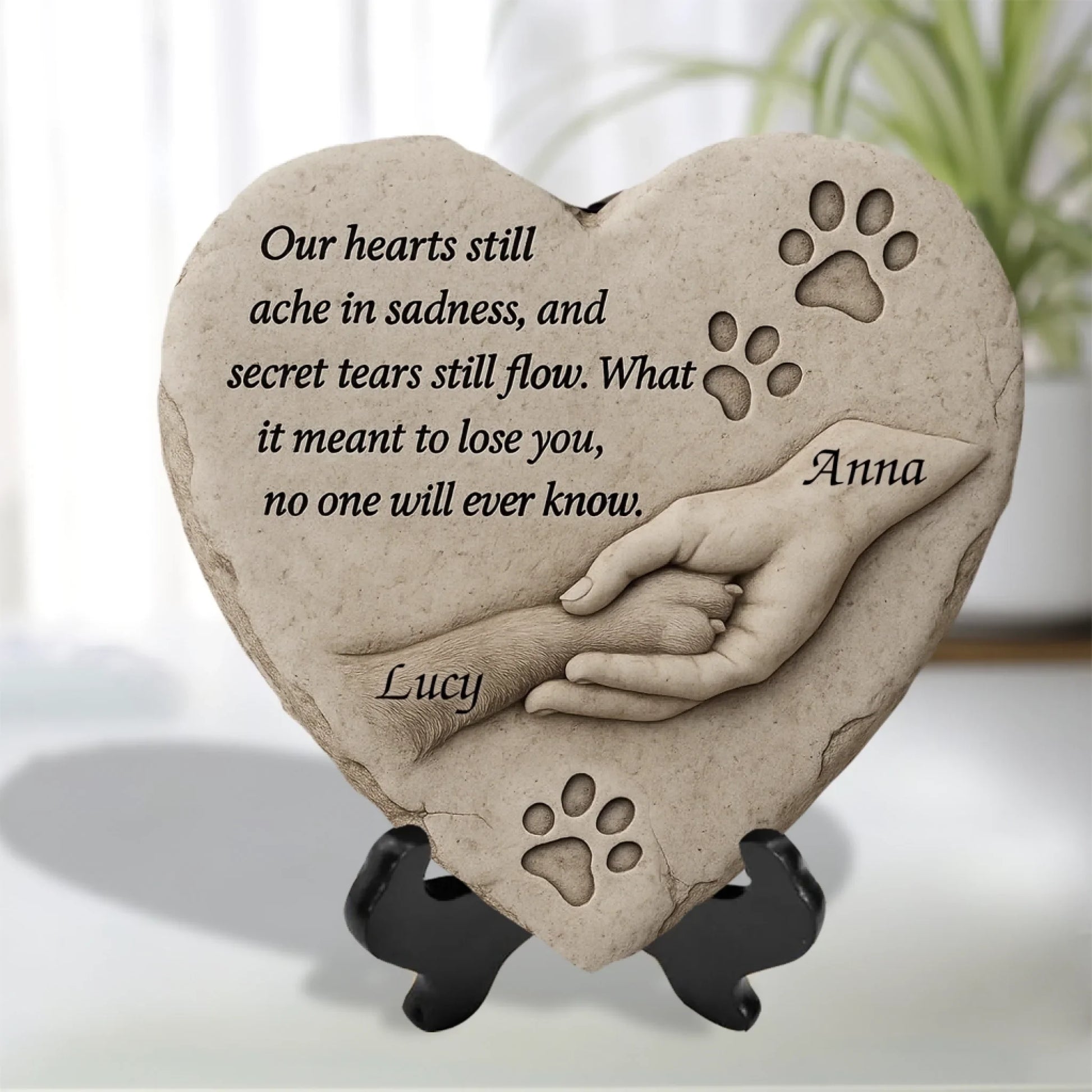 What It Mean To Lose You No One Will Ever Know - Personalized Memorial Stone, Loss Of Pet Gift