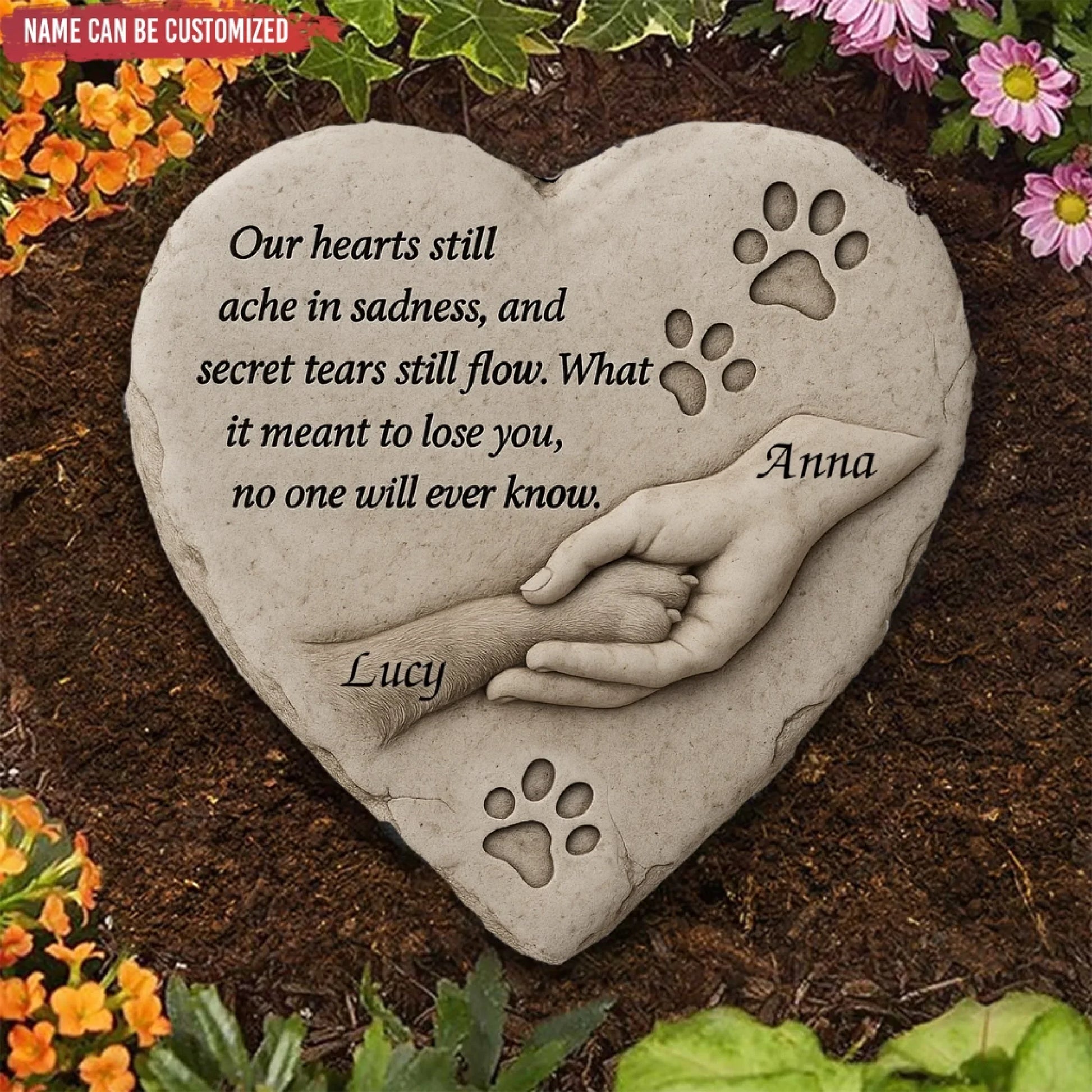 What It Mean To Lose You No One Will Ever Know - Personalized Memorial Stone, Loss Of Pet Gift