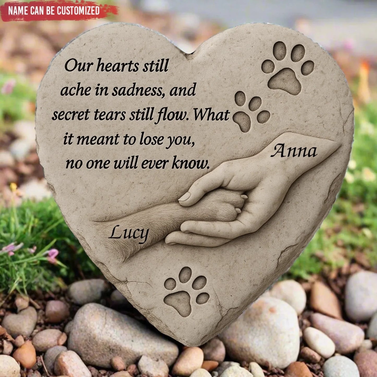 What It Mean To Lose You No One Will Ever Know - Personalized Memorial Stone, Loss Of Pet Gift