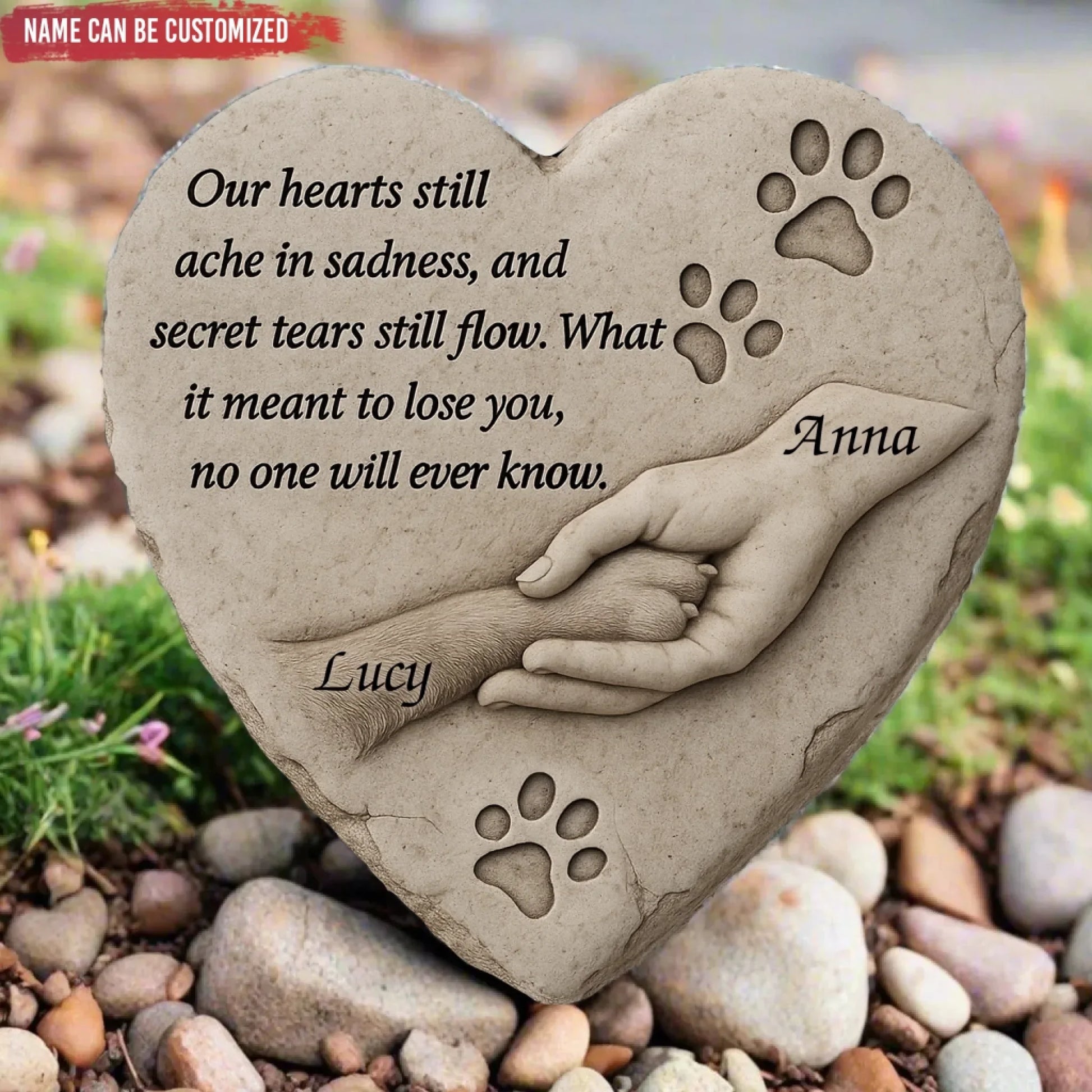 What It Mean To Lose You No One Will Ever Know - Personalized Memorial Stone, Loss Of Pet Gift